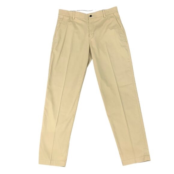Nike Golf Pant Mens 34 Parachute Beige Flat Front Chino Stretch Standard Dri Fit - Picture 1 of 14